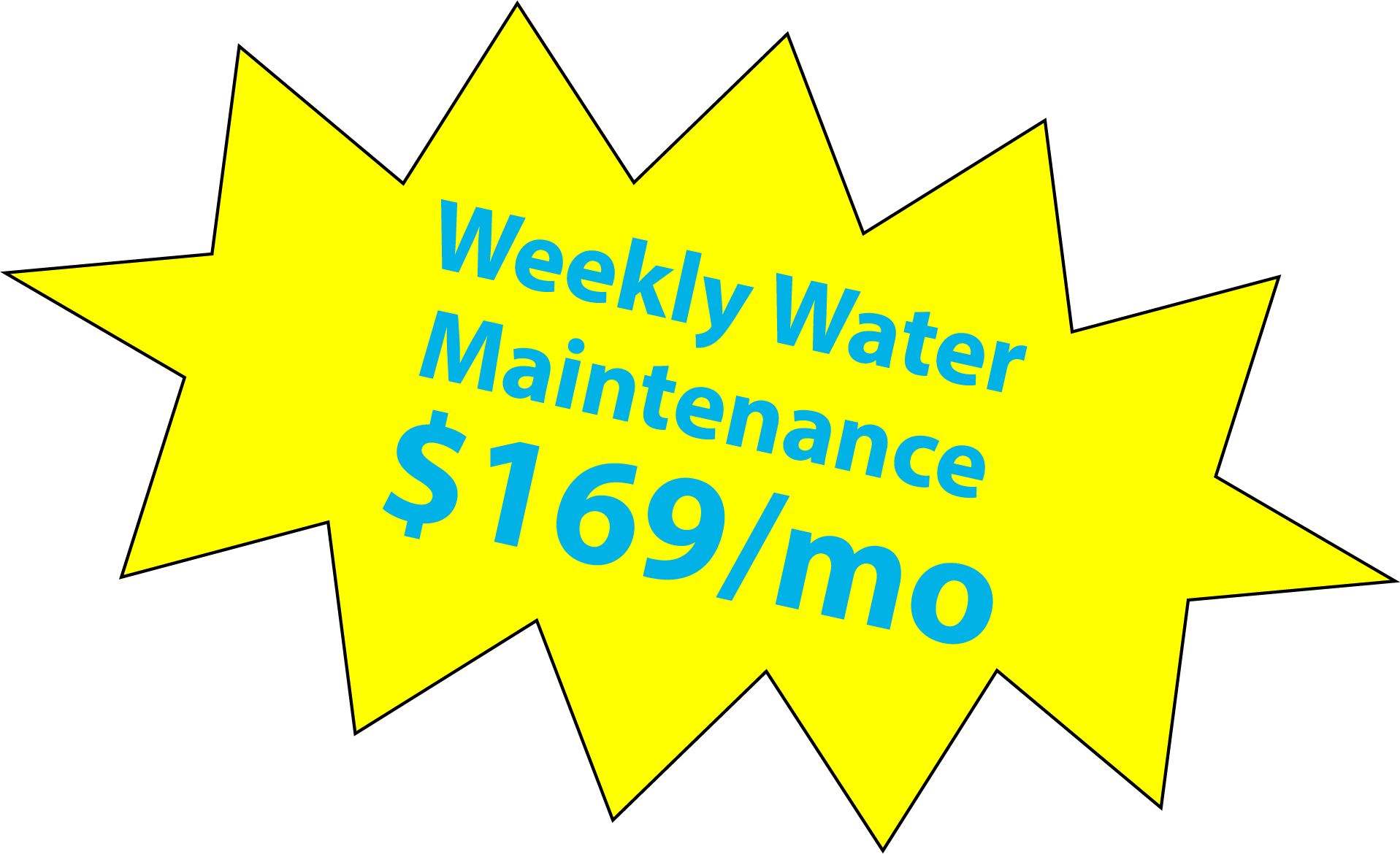 weekly water maintenance
